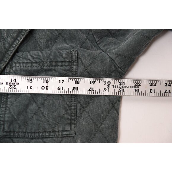 Free People Hunter Evergreen Quilted Barn Comfy Jacket small - Picture 13 of 14